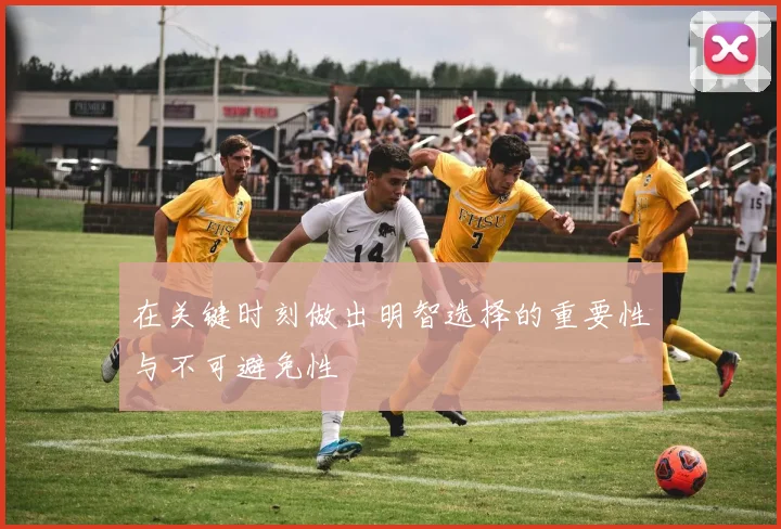 在关键时刻做出明智选择的重要性与不可避免性
